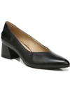 Naturalizer Malynn Womens Leather Pointed Toe Pumps In Black