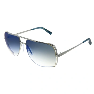 Dita Midnight Special Drx-2010-k-pld-60 Unisex Aviator Sunglasses In Silver