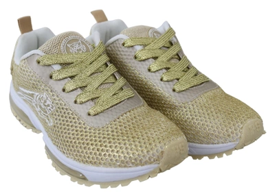 Plein Sport Polyester Gretel Sneakers Women's Shoes In Gold