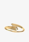 Djihan Cube Mirage Diamond Paved Bracelet In 18-karat Yellow Gold In Gold