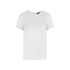 Giorgio Armani Crewneck Short-sleeve Silk T-shirt In Nude &amp; Neutrals
