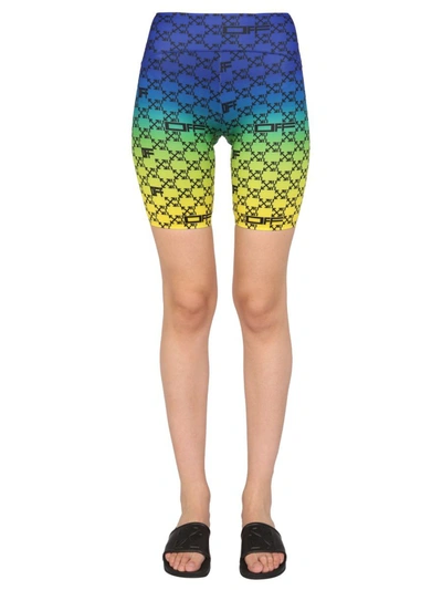 Off-white Athleisure Monogram Jersey Cycling Short In Green