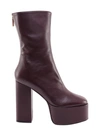 Paris Texas Lexy Ankle Boots In Red