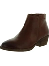 ERIC MICHAEL HAYLEY WOMENS LEATHER ALMOND TOE ANKLE BOOTS