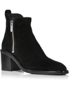 3.1 Phillip Lim Black Suede Alexa Boots In Black