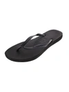 Havaianas Womens Embellished Flat Flip-flops In Black