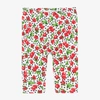 MAYORAL GIRLS RED CHERRY PRINT LEGGINGS