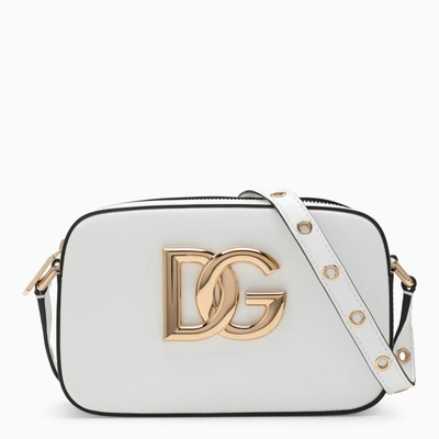 Dolce & Gabbana White Logo-plaque Cross-body Bag