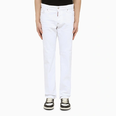 Dsquared2 Slim-cut Leg Jeans In White