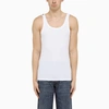 Dolce & Gabbana Dolce And Gabbana White Ribbed Tank Top In White