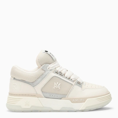 Amiri Embossed-logo Leather Trainers In White