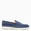 DOUCAL'S BLUE SUEDE LOAFER,DD8400ARTHUY229/M_DOUCA-B08_500-37.5