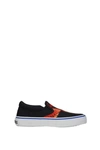 MARCELO BURLON COUNTY OF MILAN SLIP ON ICON WINGS FABRIC BLACK RED