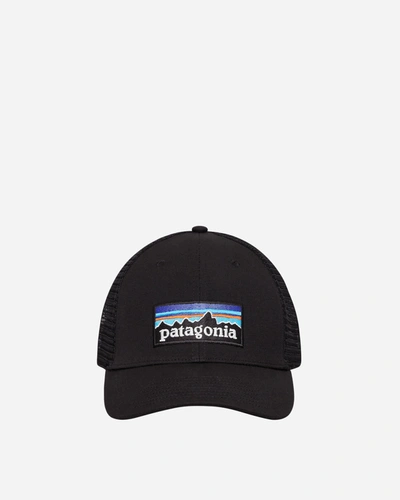 Patagonia P-6 Logo Lopro Trucker Hat In Black