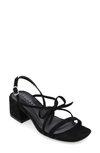 Journee Collection Amity Block Heel Sandal In Black