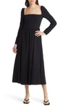 REFORMATION ELLY LONG SLEEVE DRESS