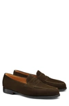 John Lobb Lopez Penny Loafer In Brown