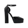 Dolce & Gabbana Polished Chunky-heel Mules In Black