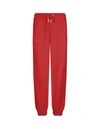 Moncler Logo-patch Cotton-jersey Track Pants In Red