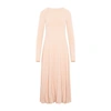 Jil Sander Flattering Open-back Dress With Knotted Detailing In Pink In Pink &amp; Purple