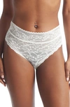 Hanky Panky Plus Size Signature Lace French Brief In Light Ivory