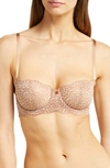 Skarlett Blue Rouse Full Coverage Balconette Bra In Ginger/ Ivory