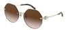 Tiffany & Co 0tf3077 60213b Geometric Sunglasses In Brown