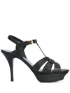 Saint Laurent Classic Tribute 75 Sandals In Black