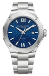 Baume & Mercier Riviera Automatic 42mm Stainless Steel Watch, Ref. No. M0a10620 In Blue