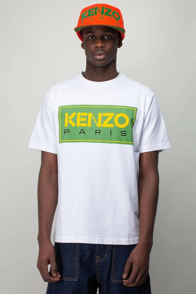 Kenzo Logo-print Detail T-shirt In White