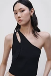 Jonathan Simkhai Jenni Compact Rib Tank In Black