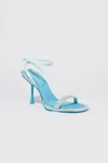 Jonathan Simkhai Icon Sculpted Crystal Sandal In Seafoam