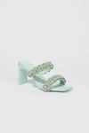 Simkhai Walker Crystal Rope Sandal In Seafoam