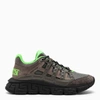 Versace Trigreca Low Top Sneaker In Grey