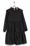 LOVE...ADY LONG SLEEVE TIERED COTTON PEASANT DRESS
