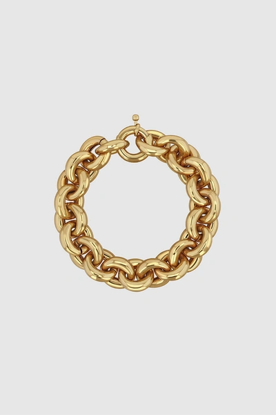 Anine Bing Ab X Mvb Rope Link Bracelet In Gold In 14k Gold