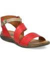 Miz Mooz Meadow Sandal In Red