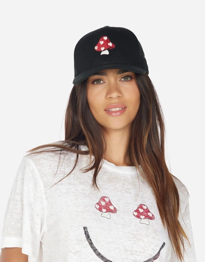 Lauren Moshi Bay Mushroom Happyface In Black