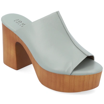 Journee Collection Collection Women's Tru Comfort Foam Lorenza Sandals In Grey