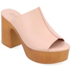 Journee Collection Tru Comfort Lorenza Platform Sandal In Multi
