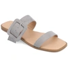 Journee Collection Collection Women's Tru Comfort Foam Kerris Sandals In Grey