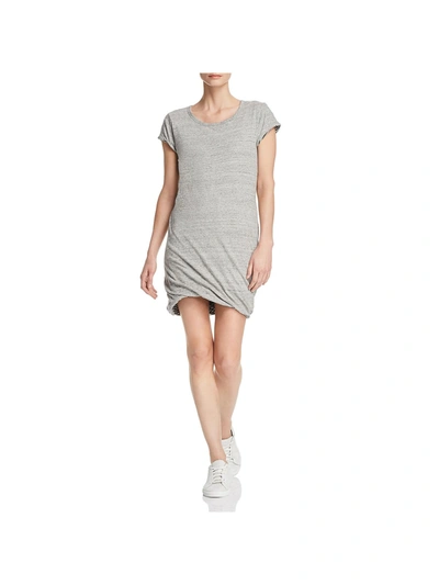 Splendid Balboa Womens Cotton Casual T-shirt Dress In Grey