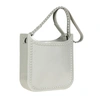 Carmen Sol Fico Large Crossbody In Light Grey