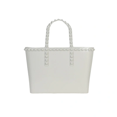 Carmen Sol Grazia Mini Tote In Light Grey