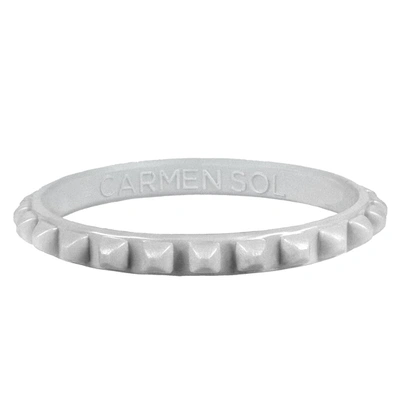 Carmen Sol Borchietta Bracelet In Light Grey