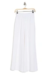 RENEE C RENEE C WIDE LEG LINEN BLEND PANTS