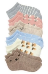 TUCKER + TATE KIDS' ASSORTED 6-PACK LOW CUT SOCKS