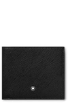 Montblanc Sartorial Leather Bifold Wallet In Black