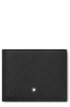 Montblanc Sartorial Leather Bifold Wallet In Black