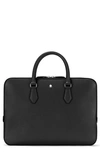 Montblanc Leather Sartorial Thin Document Case In Black